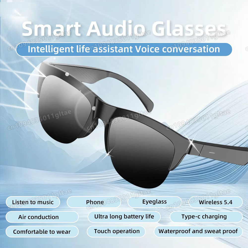 Audio Music To Video - New Camera Control Smart Glasses 2026