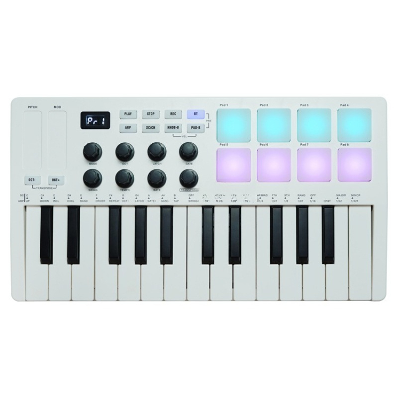 Midi Controller Pad - Keyboard MIDI Keyboard Controller Portable Arranger