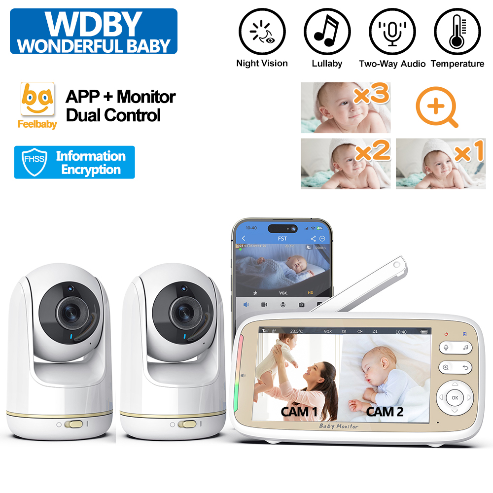 VB803 PRO Baby Monitor with 2p - Audio Music To Video 评论和价格