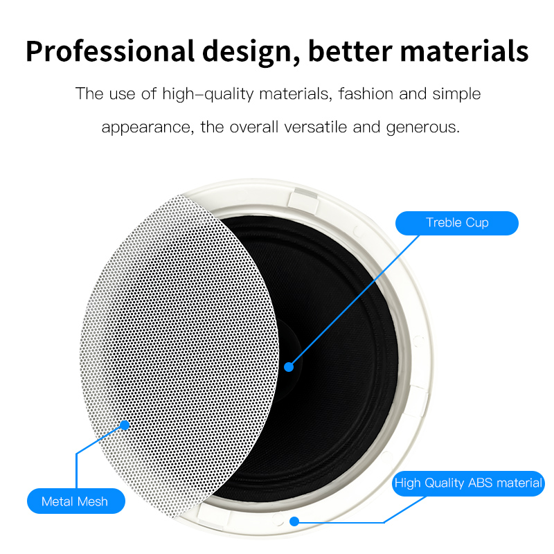 6 Inch 8ohm Ceiling Speaker Fu - Audio Music Background 评论和价格