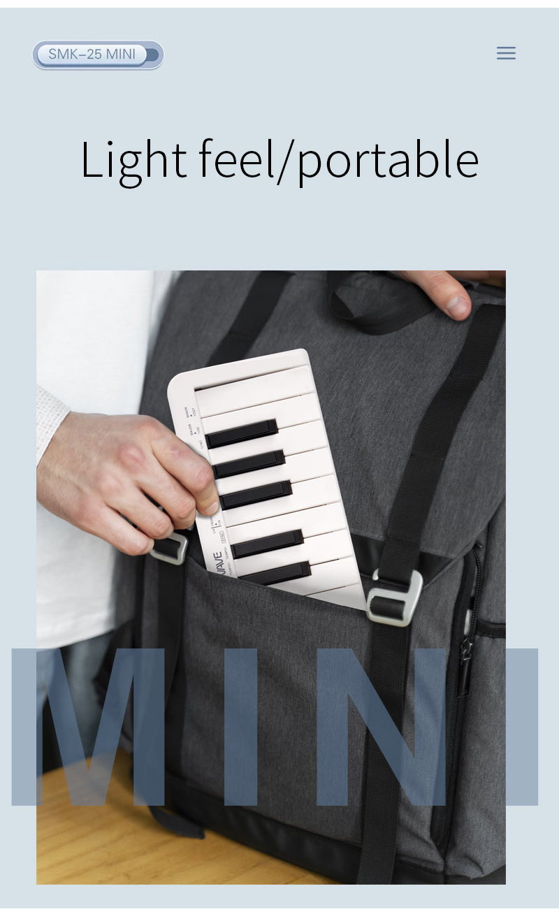 M-VAVE-Mini Teclado MIDI Recar - Midi Controller Pad 评论和价格