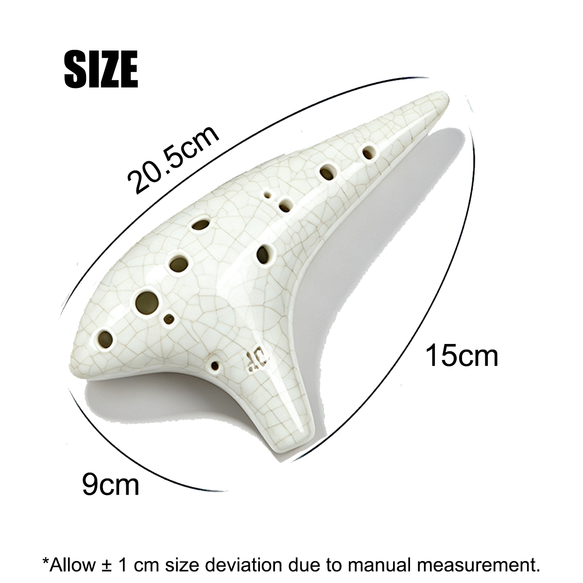 Miwayer 12-Hole Ocarina – 4 Co - Ocarina Ceramic 评论和价格