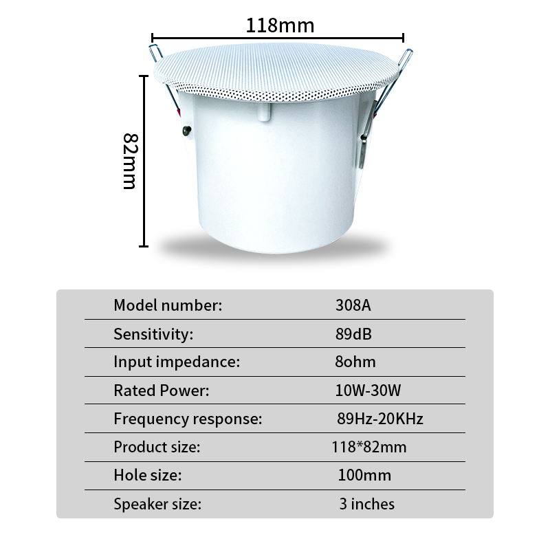3 inch 8Ohm Surround Sound Spe - Audio Music Background 评论和价格