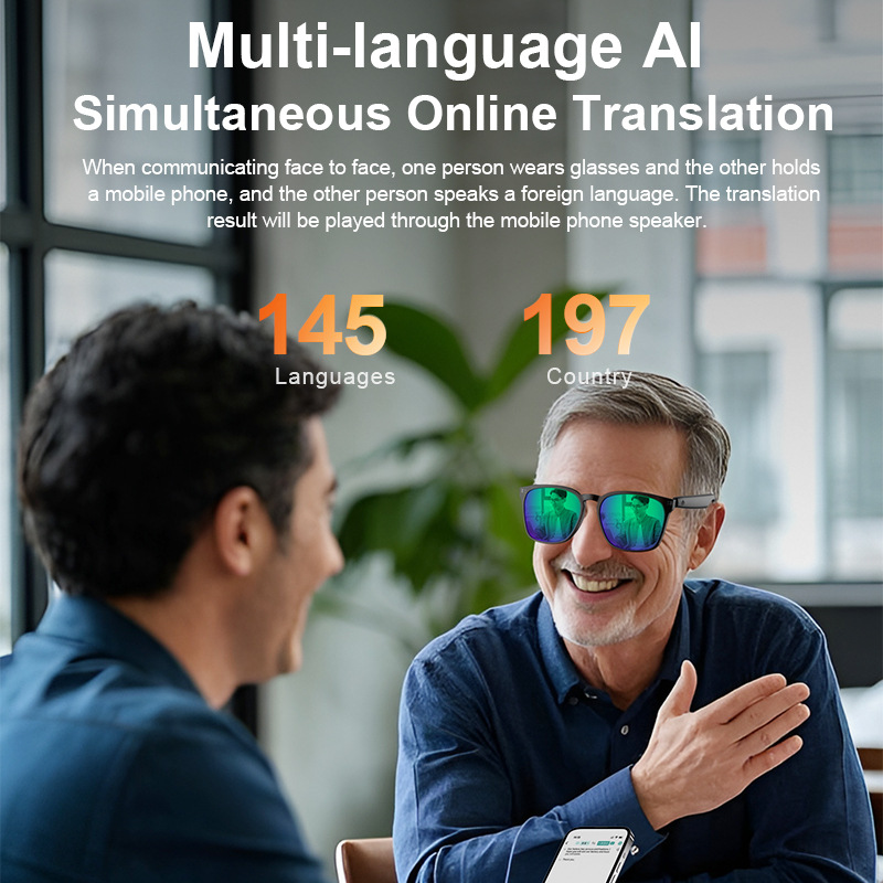 Ai smart bluetooth glasses off - Audio Music To Video 评论和价格