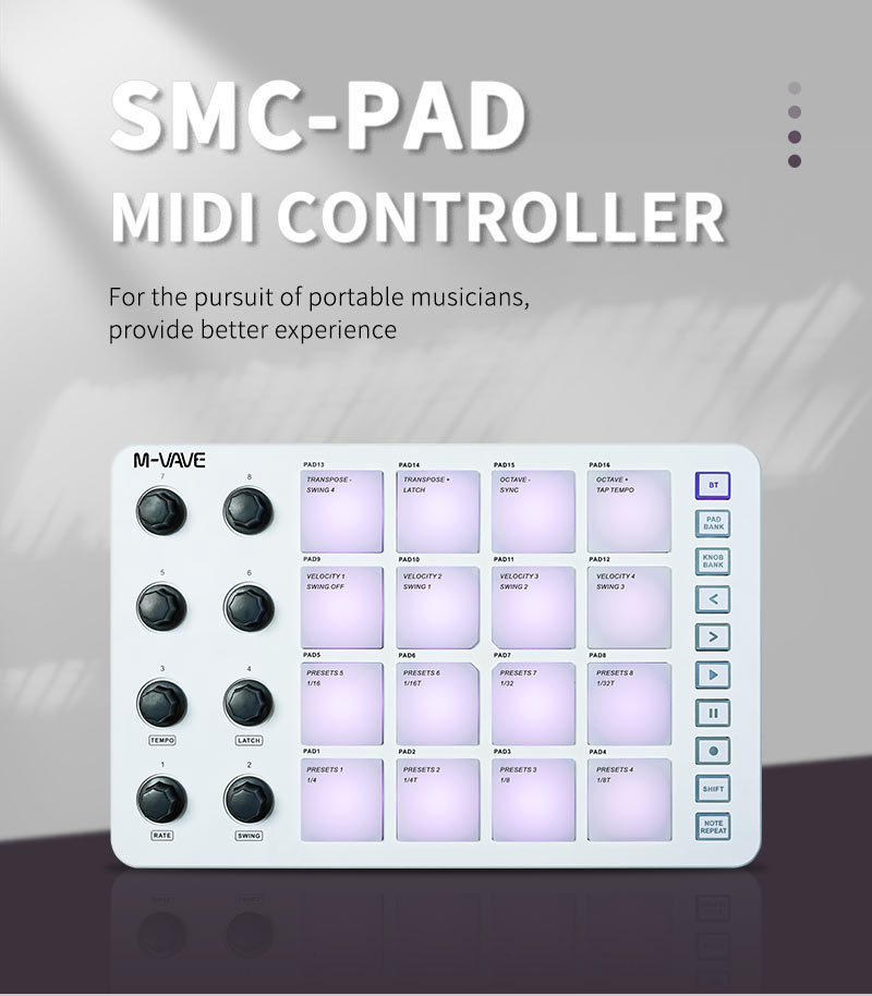 M-Vave SMC-PAD LaunchPad Desig - Midi Controller Pad 评论和价格