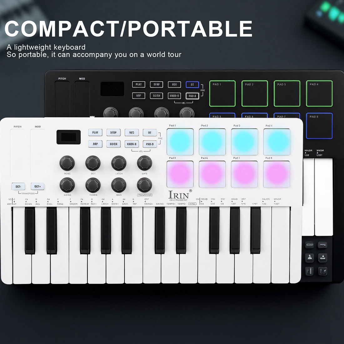SMK-25  Portable Keyboard MIDI - Midi Controller Pad 评论和价格