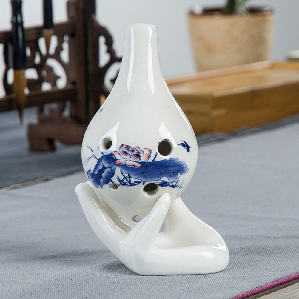 3Pcs Guanyin Hand Ceramic Ocar - Ocarina Ceramic 评论和价格