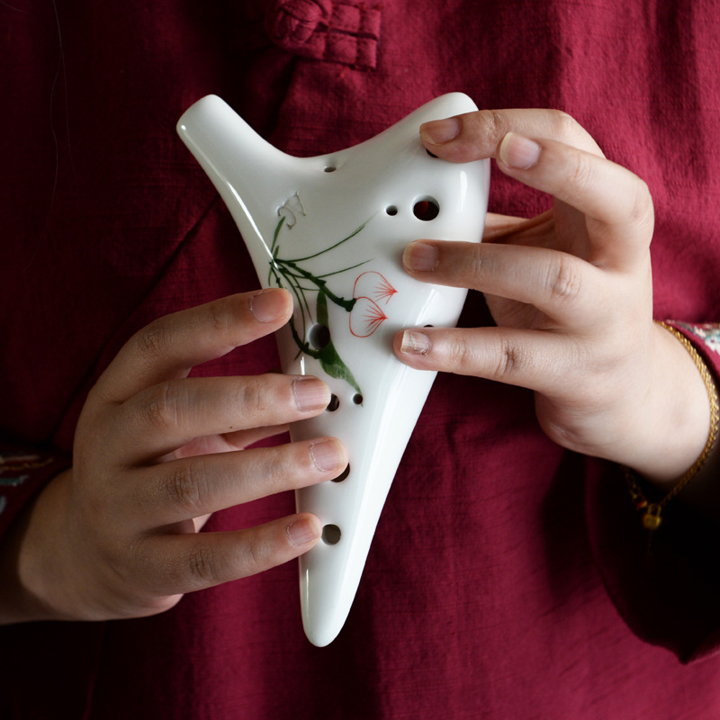 Ocarina 12-hole Professional B - Ocarina Ceramic 评论和价格