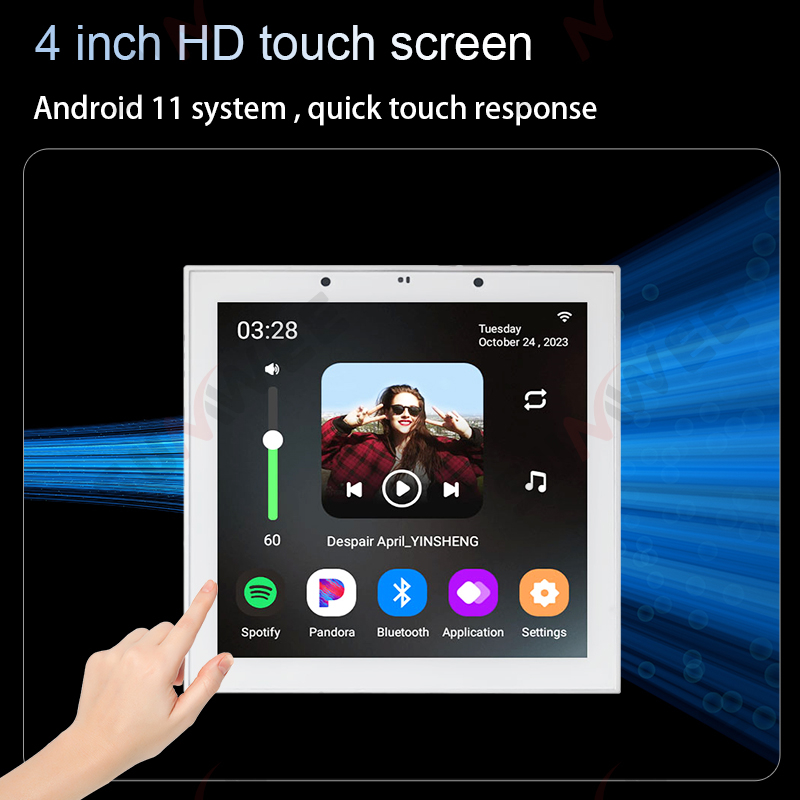 TUYA Smart Home 4 Inch Android - Audio Music Background 评论和价格