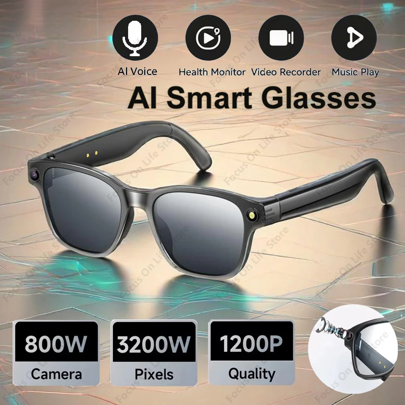 AI Smart Glasses 8 Million Cam - Audio Music To Video 评论和价格