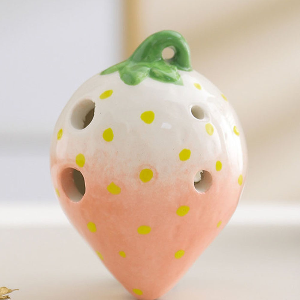 6 Holes Strawberry Ceramic Oca - Ocarina Ceramic 评论和价格