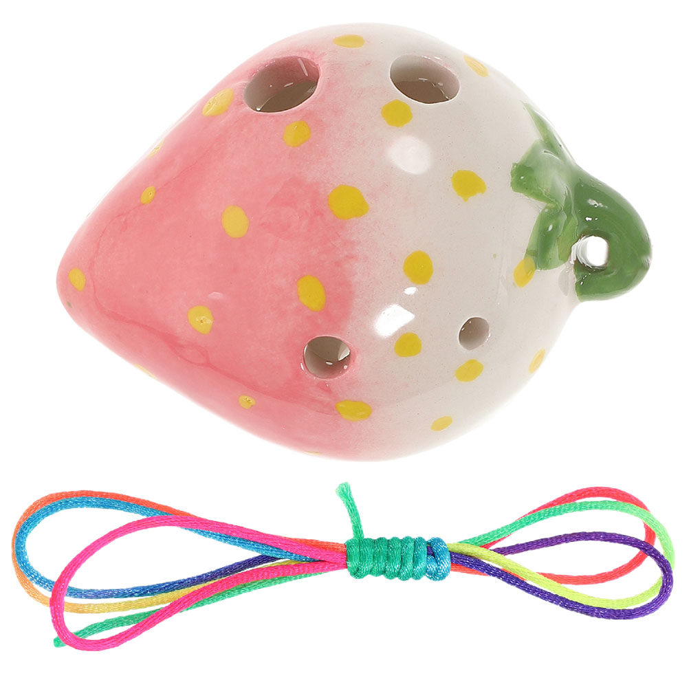 6 Holes Strawberry Ceramic Oca - Ocarina Ceramic 评论和价格