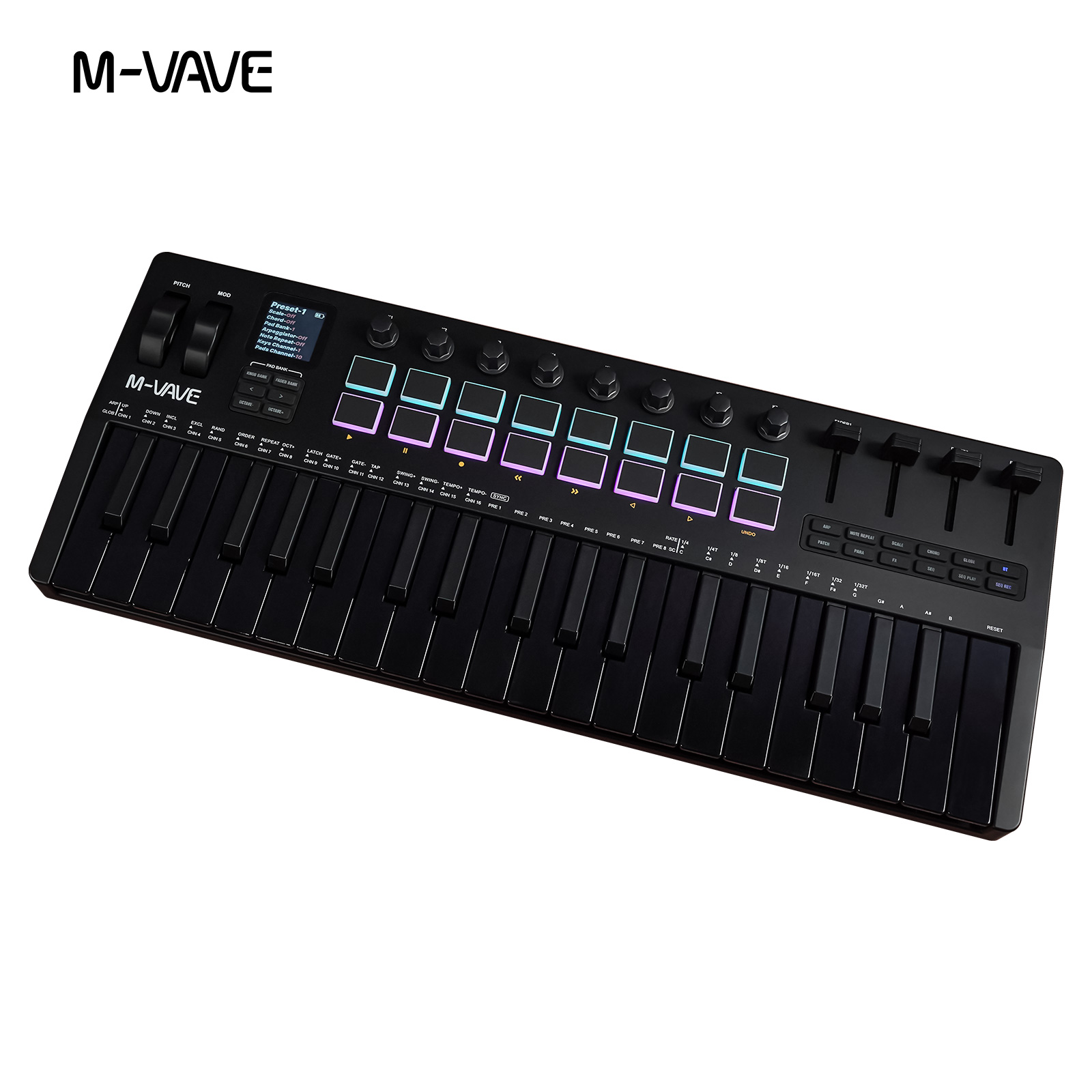 M-VAVE SMK-37 USB MIDI Control - Midi Controller Pad 评论和价格