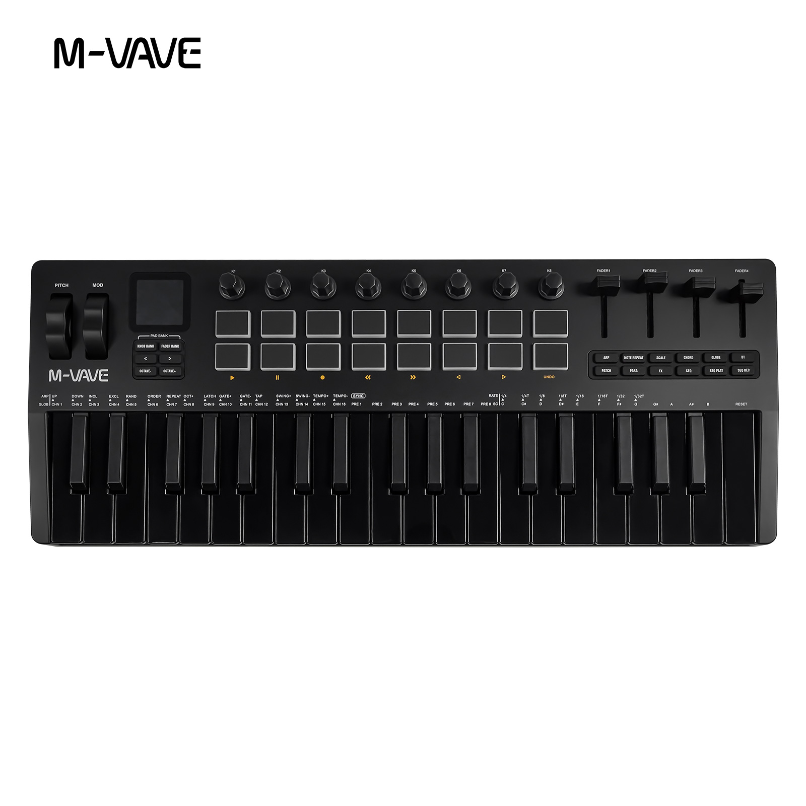 M-VAVE SMK-37 USB MIDI Control - Midi Controller Pad 评论和价格