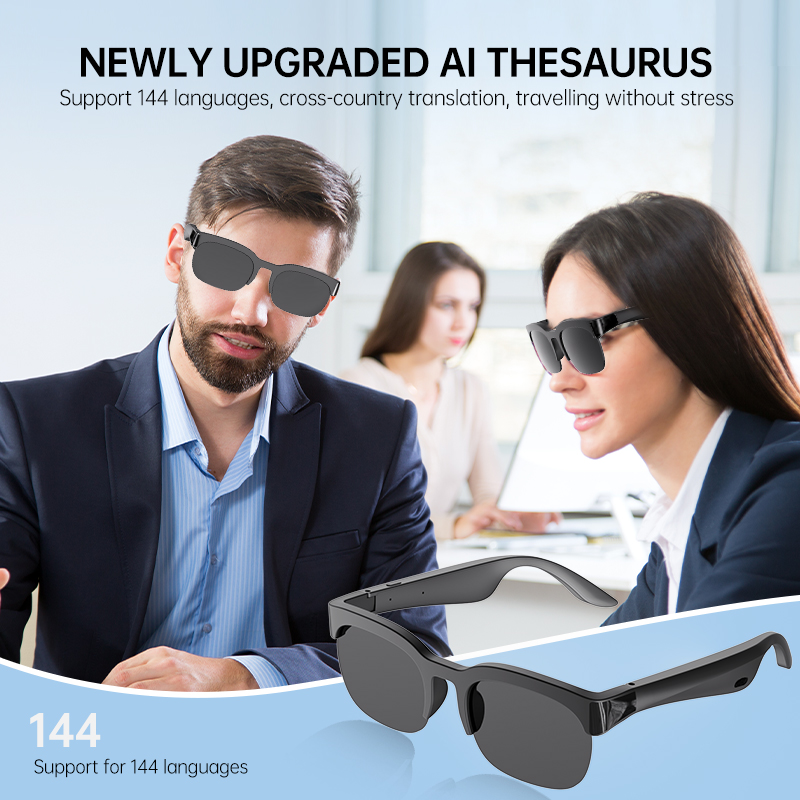 Bluetooth Smart Sports Glasses - Audio Music To Video 评论和价格